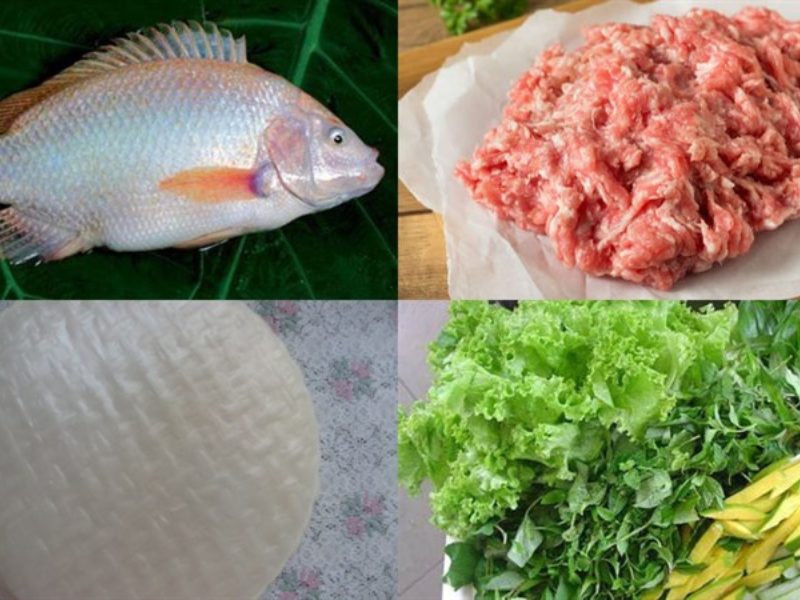 Công thức cá hấp cuốn bánh tráng chuẩn vị – Món ngon thanh đạm ăn là ghiền 3 Nguyên liệu làm món cá hấp cuốn bánh tráng tại nhà