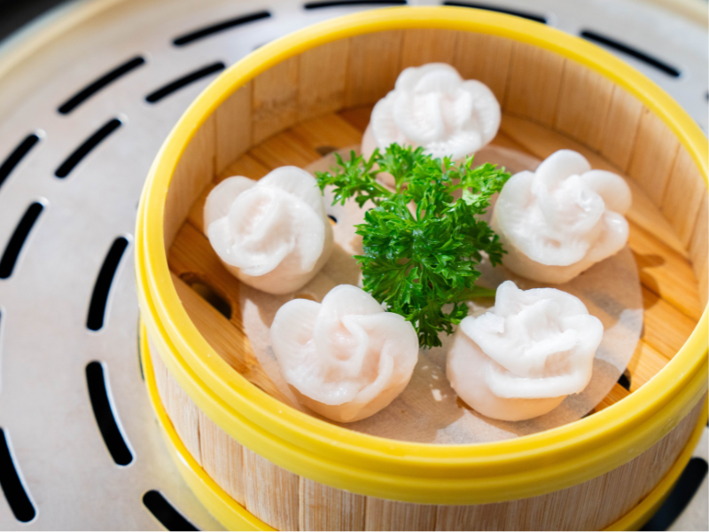 Không cần ra quán: Há cảo tôm thịt: công thức hấp mềm mọng, ngon như ăn ở nhà hàng 2 Há cảo thơm ngon, chuẩn vị dimsum